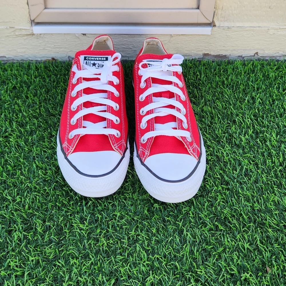 Converse Kids Red Sneakers - Picture 2 of 6
